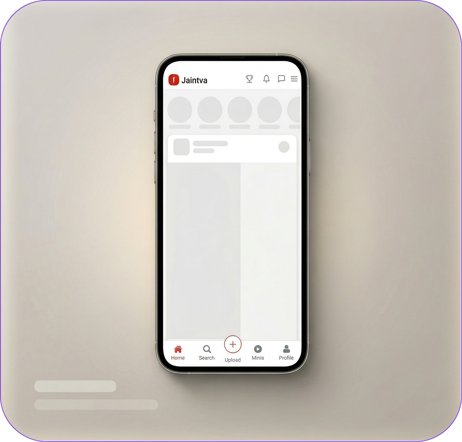 Jaintva Mobile App Screens